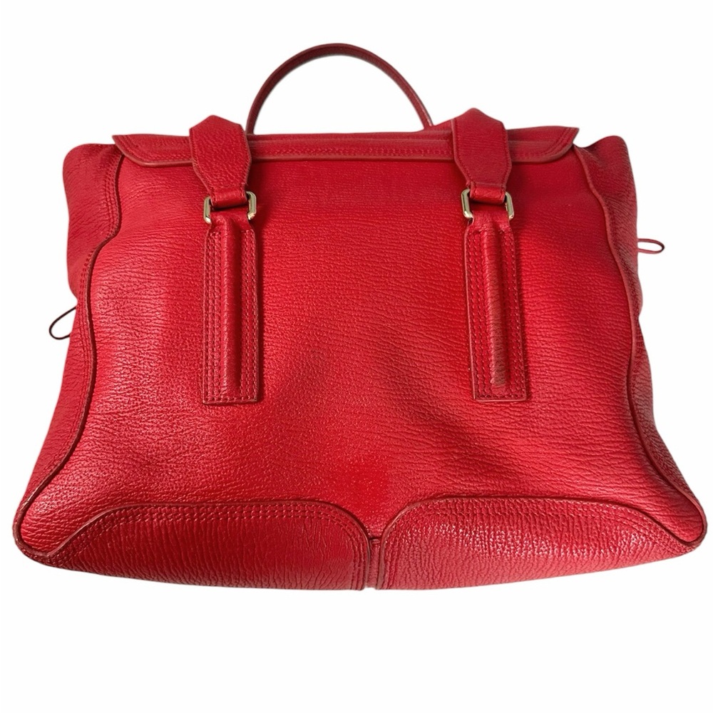 3.1 Phillip Lim Pashli Satchel Bag Large Red Oversized - Picture 3 of 13